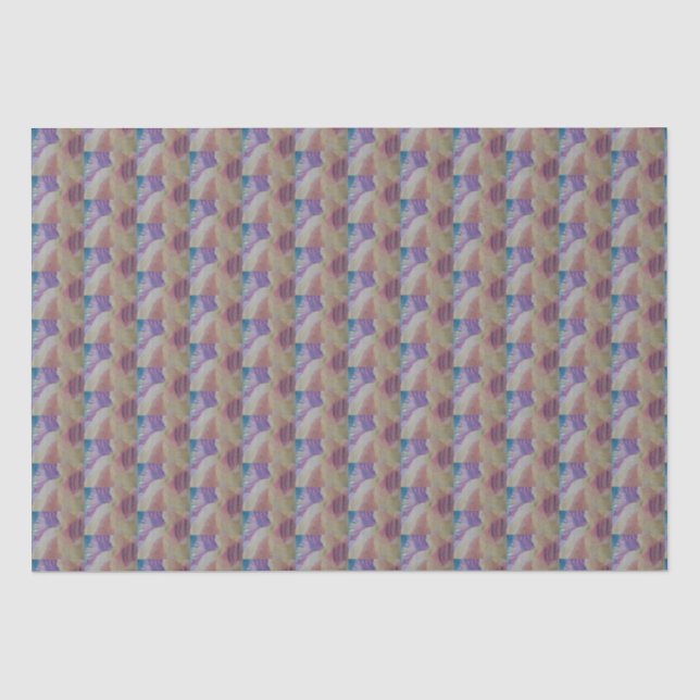 Coral Reef Abstract Art  Tissue Paper (Front)