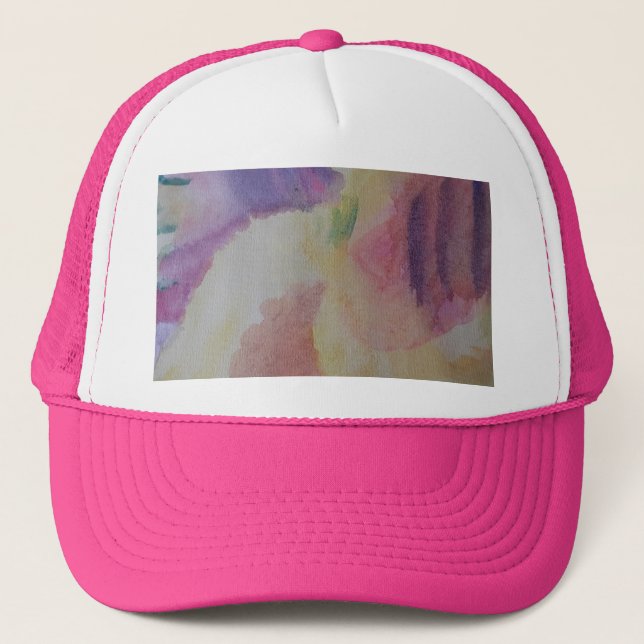 Coral Reef Abstract Art Trucker Hat (Front)