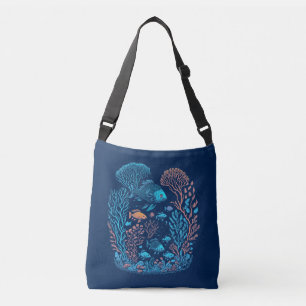 Coral Reef And Fish Crossbody Bag