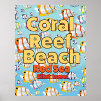 Coral reef Beach Eilat, Israel