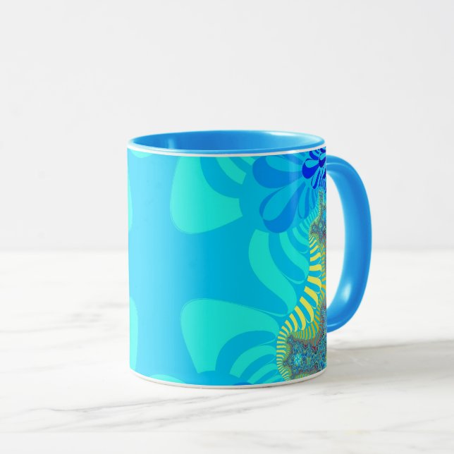 Coral Reef Cross Mug (Front Right)