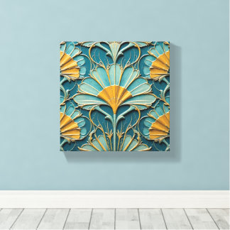 Coral Reef Fan Canvas Print