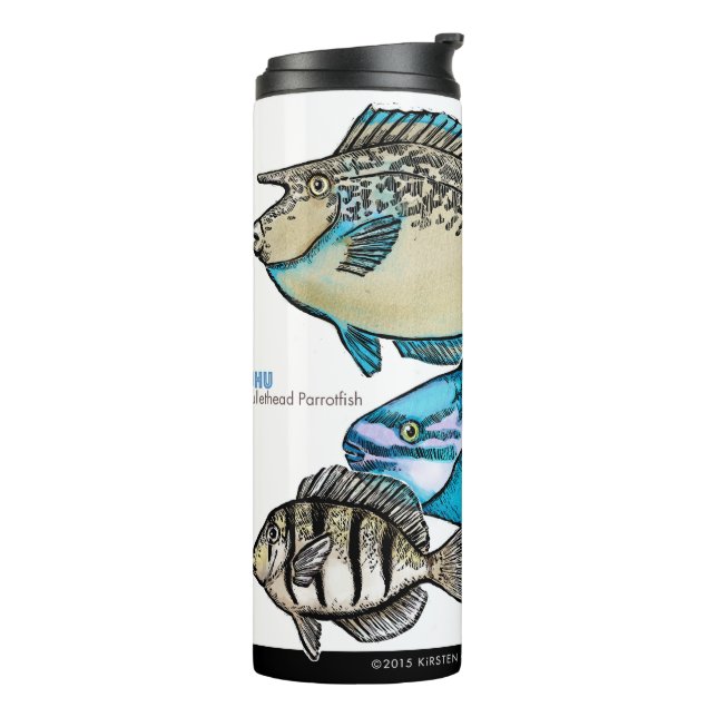 Coral Reef Fishes Thermal Tumbler (Rotated Left)