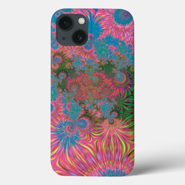 Coral Reef Fractal Abstract Art Case-Mate iPhone Case (Back)