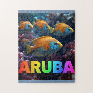 Coral reef in aruba jigsaw puzzle