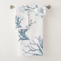 Coral reef in dark blue