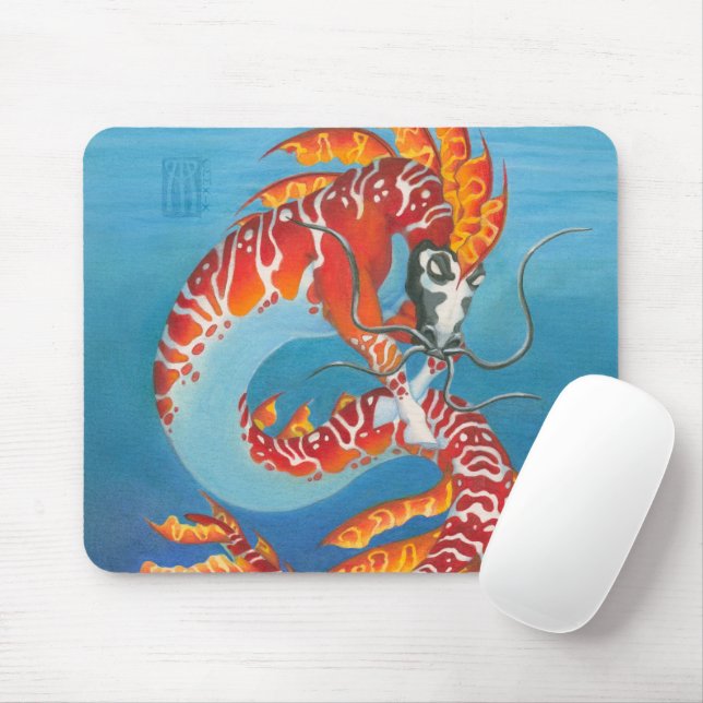 Coral Reef Kelpi Mouse Mat (With Mouse)