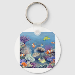 Coral Reef Key Ring