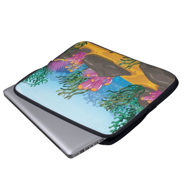Coral Reef Laptop Sleeve (Front Bottom)
