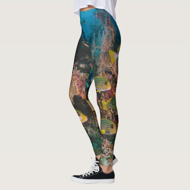 Coral Reef leggings (Left)