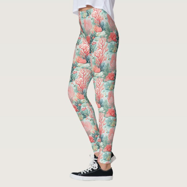 Coral Reef Leggings (Left)