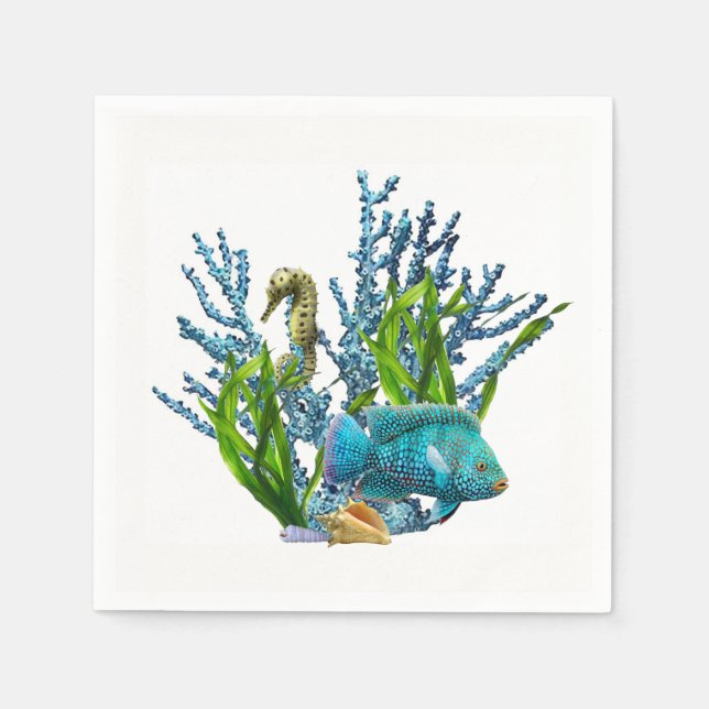 Coral Reef Napkin (Front)