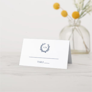 Coral Reef Nautical Wedding Place Card