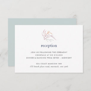Coral Reef Reception Card