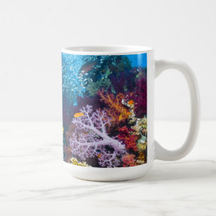 Coral Reef Scenery   Bigeye Or Goggle-Eye Coffee Mug