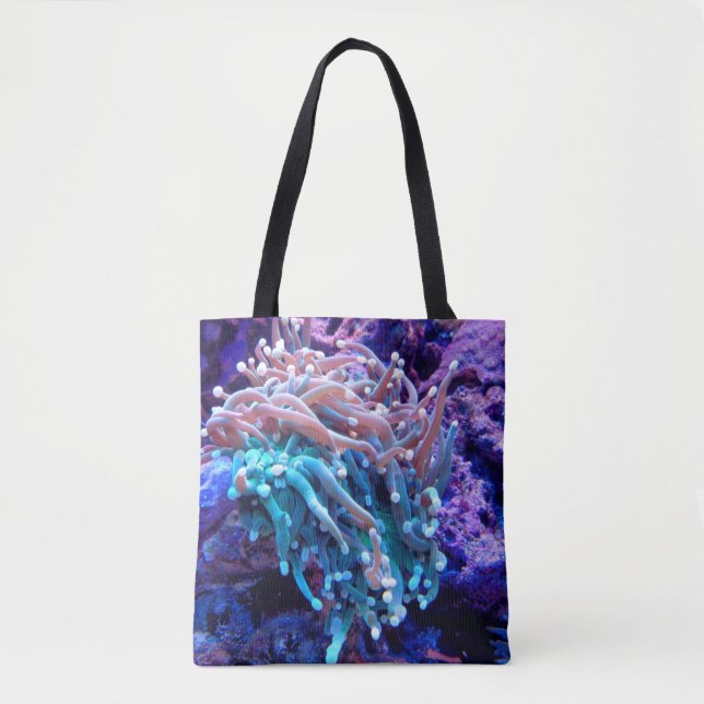 Coral reef sea anenome tote (Front)