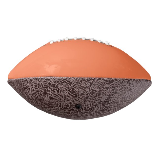 Coral Reef Solid Colour | Classic | Elegant American Football (Rotated 270)