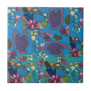 Coral Reef Under The Sea Birthday Party Favour Tile