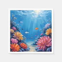 Coral Reef Under the Sea Ocean Painting
