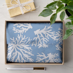 Coral Reefs Patterns Modern Custom Colors Tissue Paper
