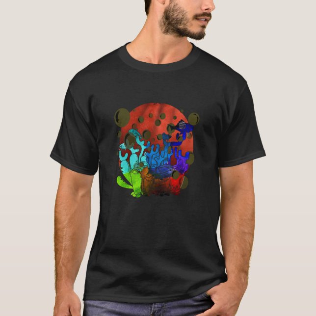 Coral Reefs Snorkling Environment Nature Ocean T-Shirt (Front)