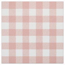 Coral Rose Buffalo Plaid