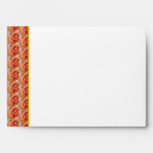 CORAL ROSE Elegant Floral WEDDING Christian Envelope