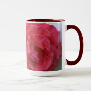 Coral Rose Magenta Coffee Mug