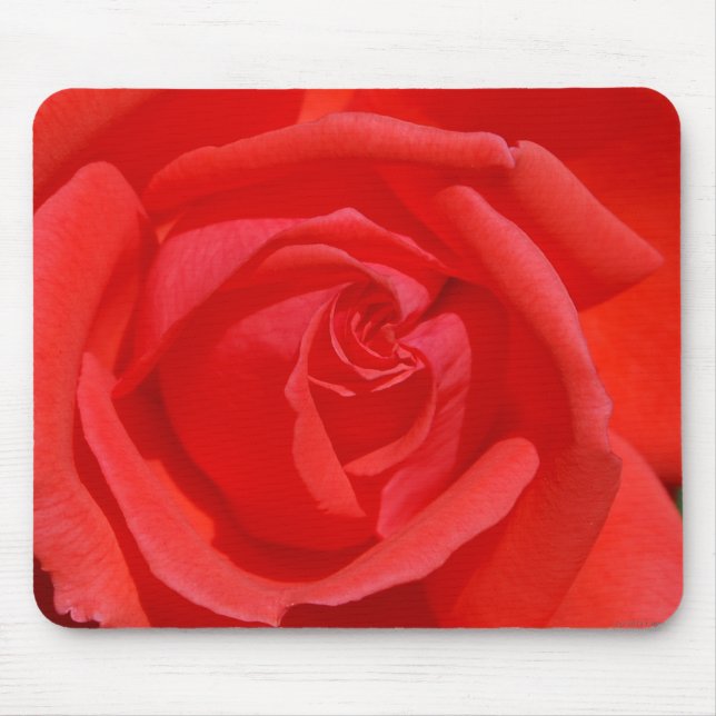 Coral Rose Mouse Mat (Front)