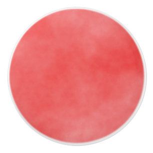 Coral Rose Solid Shaded Colour Ceramic Knob