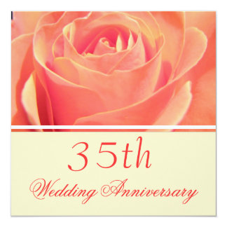  Coral  Anniversary  Cards  Invitations Zazzle co uk