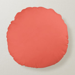 Coral Round Cushion