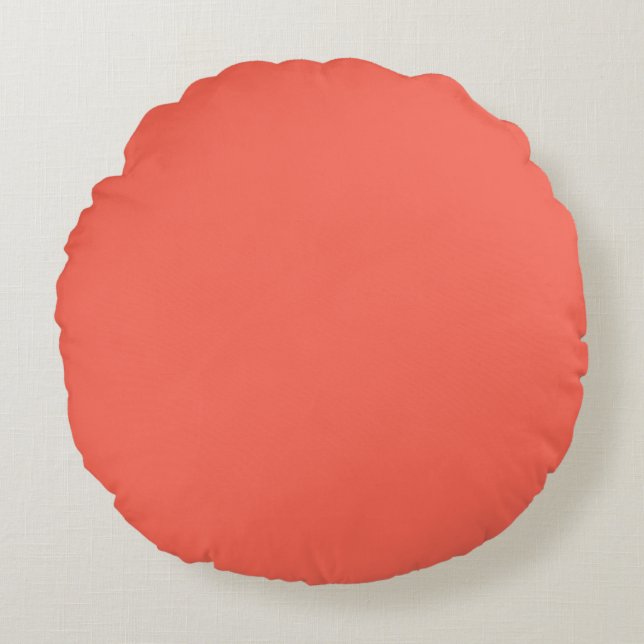 Coral Round Cushion (Front)