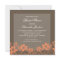 Coral Rustic Floral Bridal Shower Invite