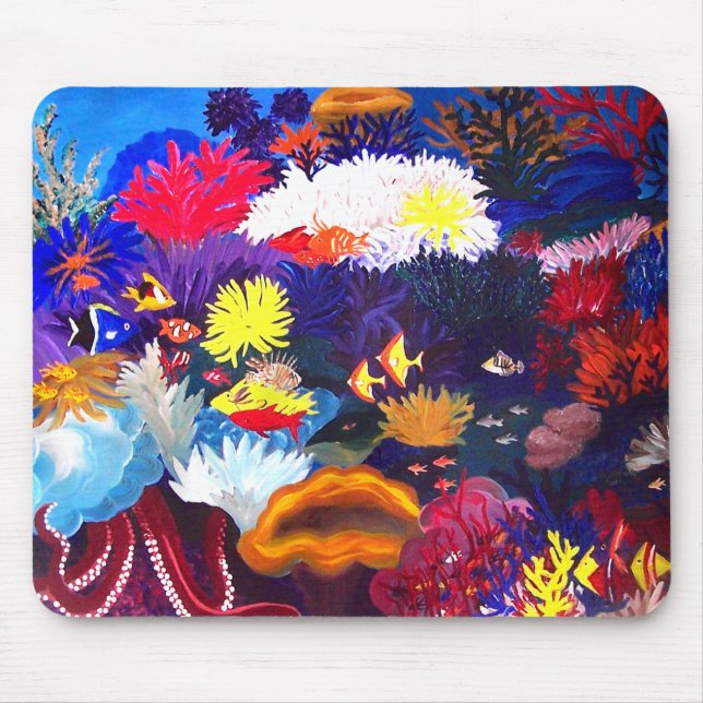 Coral Sea Mouse Mat (Front)