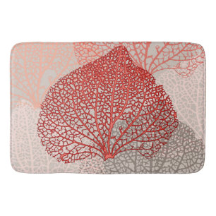 Coral Shadow Bath Mat