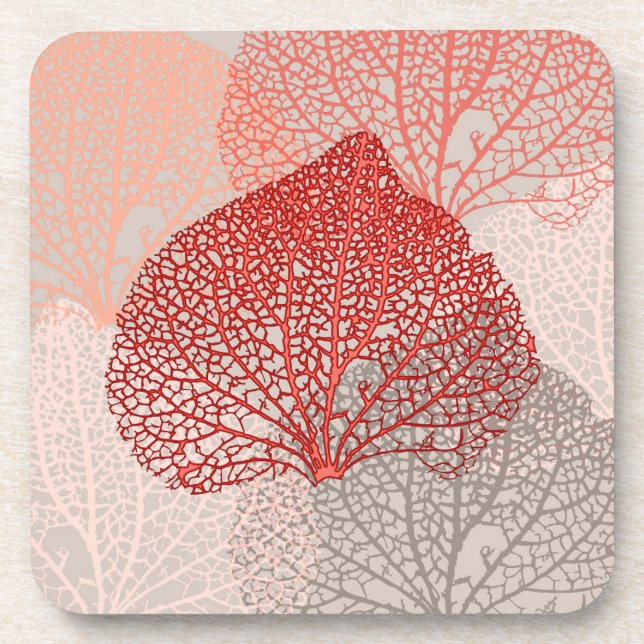 Coral Shadow Coaster (Front)