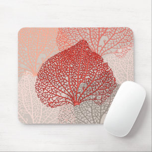 Coral Shadow Mouse Mat