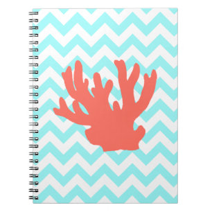 Coral Silhouette Notebook