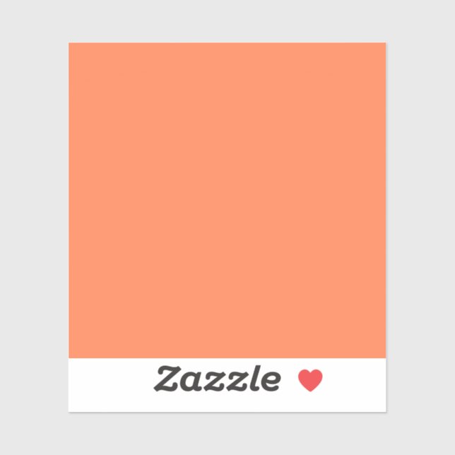 Coral Solid Colour (Sheet)