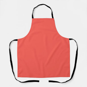 Coral (solid colour) Apron