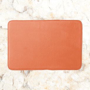 Coral Solid Colour Bath Mat