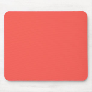 Coral (solid colour) Mouse Mat