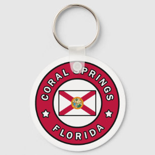 Coral Springs Florida Key Ring