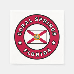 Coral Springs Florida Napkin