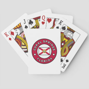 Coral Springs Florida Playing Cards
