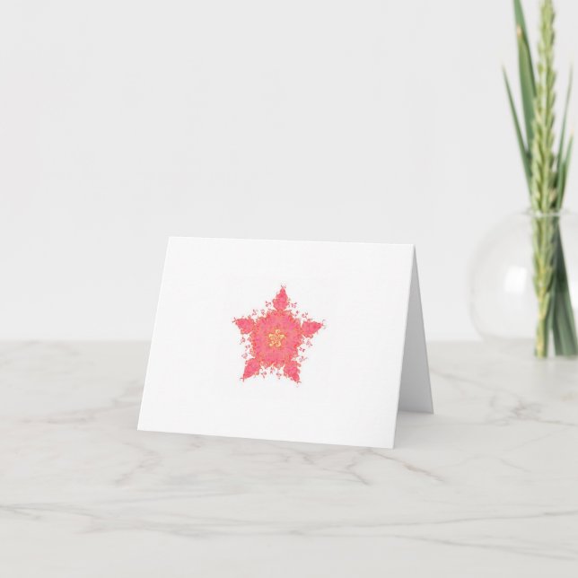 Coral Star Card (Front)