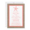 Coral Starfish Beach Burlap Bridal Shower