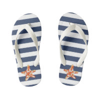 Coral Starfish ⎢Kids Flip Flops