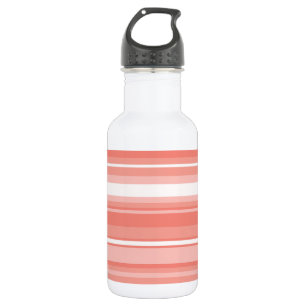 Coral stripes 532 ml water bottle